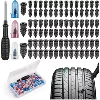 AliExpress NONE 10-84pcs Glue-Free Tubeless Tire Repair Kit - Screw Plug Puncture Fix for Bike/Car/Motorcycle/Scooter, Fast & Easy