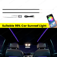256 Colour LED Sunroof Light For Tesla Toyota Honda Audi Benz BMW Car Roof Ambient Light Atmosphere Lamp APP Control Skylight