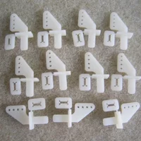 20Pcs Nylon Pin Horns 4 Hole For Rc Airplane Parts Remote Control For Model Foam Electric Rc Plane L Parts Toys Accs