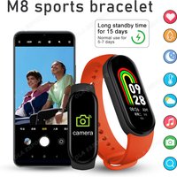 M8 Sports Bracelet Men Women Running Cycling Multiple Sports Modes Pedometer Sleep Health Monitoring Smart Notifications Watches