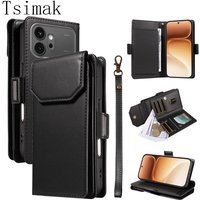 Leather Phone Case For Honor 600 Lite 400 Pro 90 200 Smart X9C X9B X9A X9D X9 D Honor600 Pro Flip Wallet Multi-Card Holder Cover