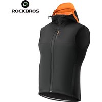 AliExpress ROCKBROS Winter Warm Cycling Vest Thermal Fleece Bicycle Sleeveless Windproof Outdoor Sports Bike Vests for Men Women Running