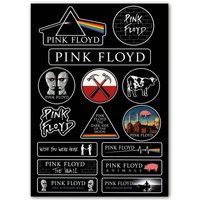 AliExpress bilibili Pink F-loyD- Waterproof Vinyl Stickers for Car Motorcycle Bike Skateboard Laptop Bottle Phone