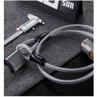 AliExpress 10mm 1.2m Bicycle Lock Wire Cycling Strong Steel Cable Rope Anti-theft