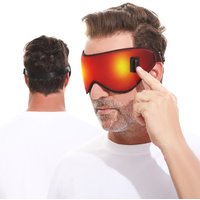 Portable Electric Heated Eye Massager USB-Powered Winter Warm Eye Mask Dry Circle Relief Sleep Aid Stress Fatigue Reduction