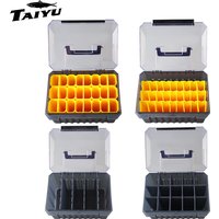 TAIYU Wooden Shrimp Box with Removable Assembly for Squid Bait, Large Capacity Storage for Fishing