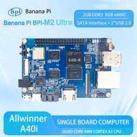 Banana Pi BPI-M2 Ultra Allwinner A40i 2GB DDR3 RAM 8GB eMMC On board wifi&BT Single Board Computer Support Linux Raspberry Pi