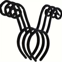 1pcs Butterfly and Insect Antenna Headbands - Black Velvet Adjustable Bug Ant Hair Bands for Women - for Christmas Costumes