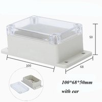 New Waterproof Outdoor Junction Box Transparent Plastic Electronic Instrument Housing Case 10 Styles Electrical Project Boxes