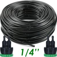 SPRYCLE 5m-50m 1/4inch Garden Watering Hose 4/7mm PVC Micro Drip Irrigation Balcony Pipe Tubing for Sprinkler Lawn Greenhouse