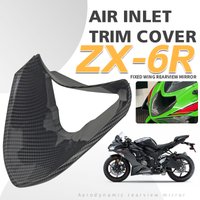 Motorcycle Front Fairing Winglets Fin Trim Cover Motorcycle Wing Protector Wind Fairing Winglets For KAWASAKI ZX-6R ZX6R ZX 6R