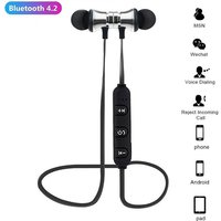 Wireless Magnetic Neck Mounted Bluetooth Earphone Handsfree Headset With Microphone Noise Reduction Earbuds For Xiaomi Samsung