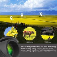 10X Night Telescope Lightweight Portable Monocular Optical Lens Multi-function Monocular for Hunting Camping Hiking
