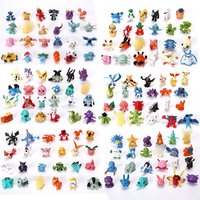 Kleine Größe 48/72/96/120/144 Stück Poke-Spiel Anime-Actionfiguren Puppen-Modell Sammler-Spielzeug Geburtstagsgeschenk