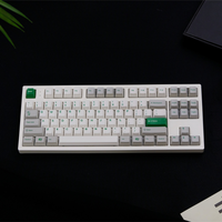 151 Keys Gray White Green Keycaps Dye Sublimation PBT Keycap Cherry Profile Key Cap For MX Mechanical Keyboard 2.25U 2.75U ISO