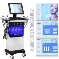 2026Hot selling 14 in 1 Diamond Peeling Hydro facial machine water jet Aqua facial Vacuum Skin Care Cleaning lifting bubble spa