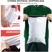 10pcs Thick Gray White Express Bag Self Adhesive Transport Packaging Bag Clothing Packaging Jewelry Packaging Bag