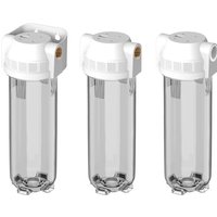 10 inch Proof Bottle Filter, Replaceable Transparent PET Water Filters for Kitchen Water Purifiers Home Appliance Accessories