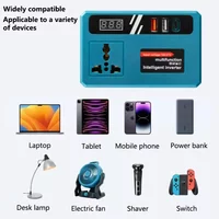 For Makita DeWaltt Milwaukee 18V Lithium Battery Power Supply Inverter DC 18V AC 220V USB TYPE-C Outdoor Camping Battery Adapter