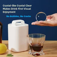 Clear Ice Ball Maker No Bubbles Food Grade Ice Mold Spherical Whiskey Tray Mould Ice Ball Press IceTray