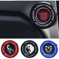 Car Engine start Button Cover Car Interior Decor Engine Ignition Start Switch Protective Cover Motorcycle Start Ring