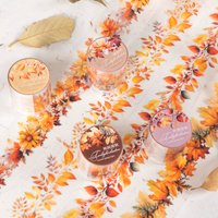 45mm*2m Autumn leaves PET Tape Scrapbooking Decoration Collage Journal Masking Tapes Diary Craft Stickers Stationery supplies