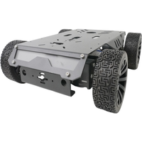 15Kg Load RC Tank Rubber Wheel Robot Car Metal Chassis For Arduino Robot DIY Kit with Motor Ps2 Handle Programmable Robotic Car