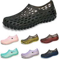 Men Vacation Beach Sandals Unisex Travel Leisure Slippers Outdoor Wading Shoes Women Large Size Light Aqua Shoes Garden Shoes