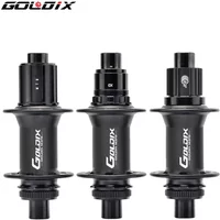 GOLDIX GDX370 Bicycle Hub Sealed Bearing Center Lock Disc Brake J-Bend 32 Holes Ratchet 36T BOOST MTB Hub for Shimano SRAM