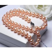 Handgeknüpfte, robuste, erstklassige AAAA++ wunderschöne 8-9mm Echte Natürliche Südsee-Rosa-Perlenkette 16 Zoll 18 Zoll 20 Zoll 22 Zoll 24 Zoll 35 Zoll