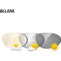 BCLEAR1.61 Aspheric Prescription Photochromic Lenses Sunglass Lens Single Vision Outdoor Chameleon Gray Brown Myopia Astigmatism