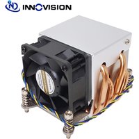 New LGA2011 2066 2U Narrow ILM CPU Cooler Server Heatsink for Xeon CPU with Fan