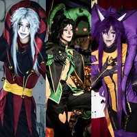 The Freak Circus Pierrot Jester Harlequin Cosplay Costume Clown Purple Red Green Uniform Hat Man Woman Halloween Christmas Suit