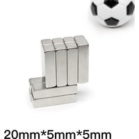 20x5x5 Mm Super Powerful Block Magnets 20mm X 5mm X 5mm N35 Neodymium Magnet Permanent NdFeB Magnetic 20*5*5 Mm