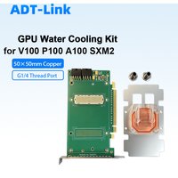 SXM2 GPU Water Cooling Mod Kit / PCIe Adapter / Copper Cold Plate for NVIDIA Tesla V100 P100 A100 Server AI Computing Modify