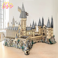 6020 Teile Beliebtes Ikonisches Magisches Film-Schloss-Baustein-Set DIY-Montage Großes Szenen-Display-Modell Desktop-Dekoration Geschenke