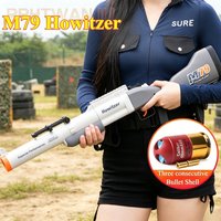 M79 Grenade Launcher Safety Soft Shell Foam Blaster Dart Manually Loaded Shotgun Toy Outdoor CS Games Christmas Gift