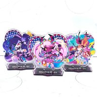 8cm Anime Hazbin Hotel Alastor Morningstar Cosplay Stand Acrylic Cartoon Figure Standing Birthday Gift key chain