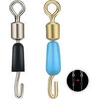 30-50pcs Carp Fishing Quick Change Swivels Fishing Line Connector Quick Link Snap Fishing Swivels for Fishing Accessories S#~L#