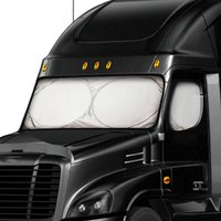 Windshield Sun Shade for Semi Truck Windshield | Large Coverage Foldable Front Window Sunshade Heavy Duty UV Heat Sun Visor