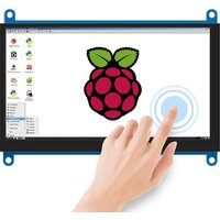 Treiberfreier tragbarer Raspberry Pi-Monitor, 1024×600 HD-Display, 7-Zoll-TFT-Touchscreen, Mini-HDMI-LCD-Monitor, zweiter Touchscreen für Gaming und DIY-Projekte