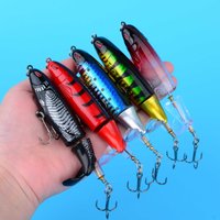 13.5g Popper Propeller Topwater Fishing Lure Artificial Bait Hard Crankbait Wobblers Rotating Tail Fishing Tackle