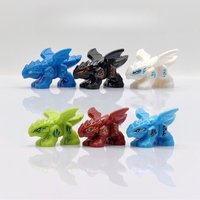 Mini Flying Dragon Building Blocks Figures DIY Assemble Dragon Model Collectible Construction Building Toy Gift