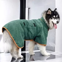 High Quality Pet Bathrobe Absorbent Quick Drying Dog Towel for Large & Small Dogs Cat Bathrobe Clean Pet Supplies Dog Clothes