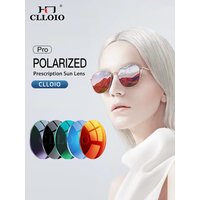 CLLOIO Polarized Lens 1.56 1.61 1.67 Myopia Hyperopia Sunglasses Lens Prescription CR39 Resin Aspheric Anti-Glare Glasses Lenses