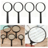 Mini Pocket 40/50/60/75/90/100/110/130mm Insect viewer Reading Glass Lens Hand Held Magnifier Jewelry Loupe 1~6X Magnifying
