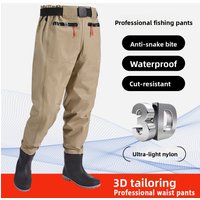 Men's Waterproof Wading Pants New Style Fishing Suit Overall Rain Pants Bull Tendon Road Fishing Gear Outdoor Camping Travel ...