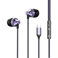 New Tiny Type C 3.5mm Music Earbuds Dolby Audio HiFi Surround Sound Wired In-ear Headphones for Phone Music and Player Earphones