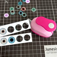 Blythe Glass Eye Chip Circle Cutter, 14mm Press Tool for Doll Eyes