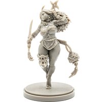 38mm Resin model kits Beauty Soldier colorless and self-assembled A-1739